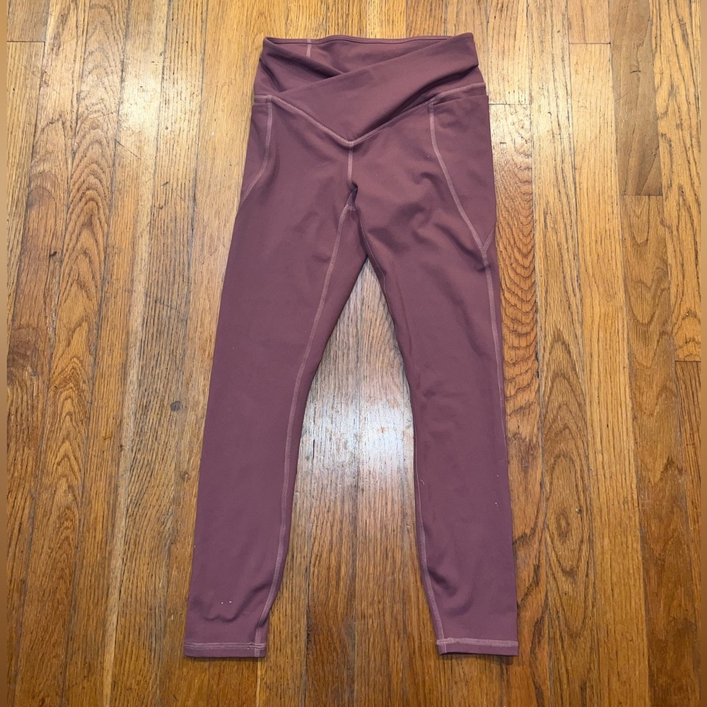 ✨ Fabletics PureLuxe High-Waisted Leggings – Mauve | XS ✨